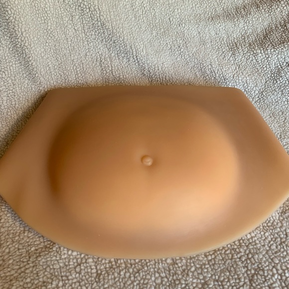 Silicone Pregnancy Belly Band, XS-Small, 3 months appearance, hook & loop - Picture 2 of 7